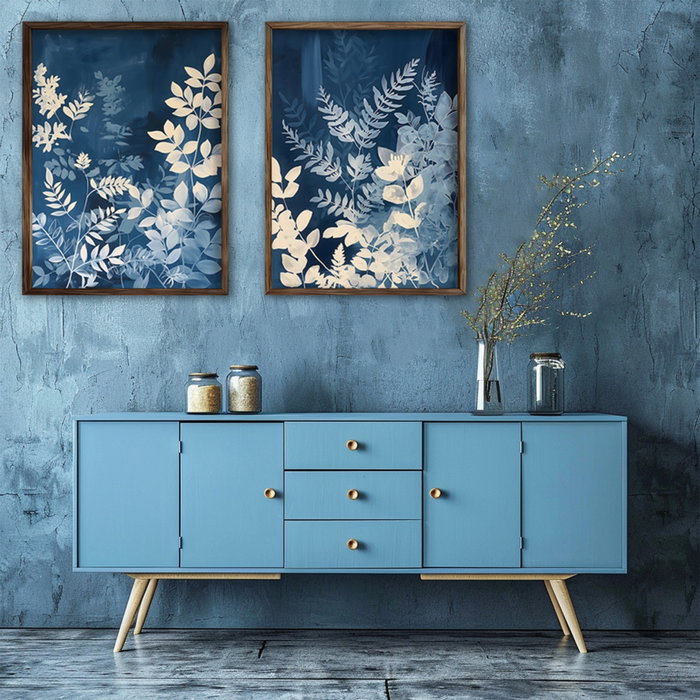 Wallity GE270-L Cuadros Decorativos enmarcados en MDF (2 piezas)
